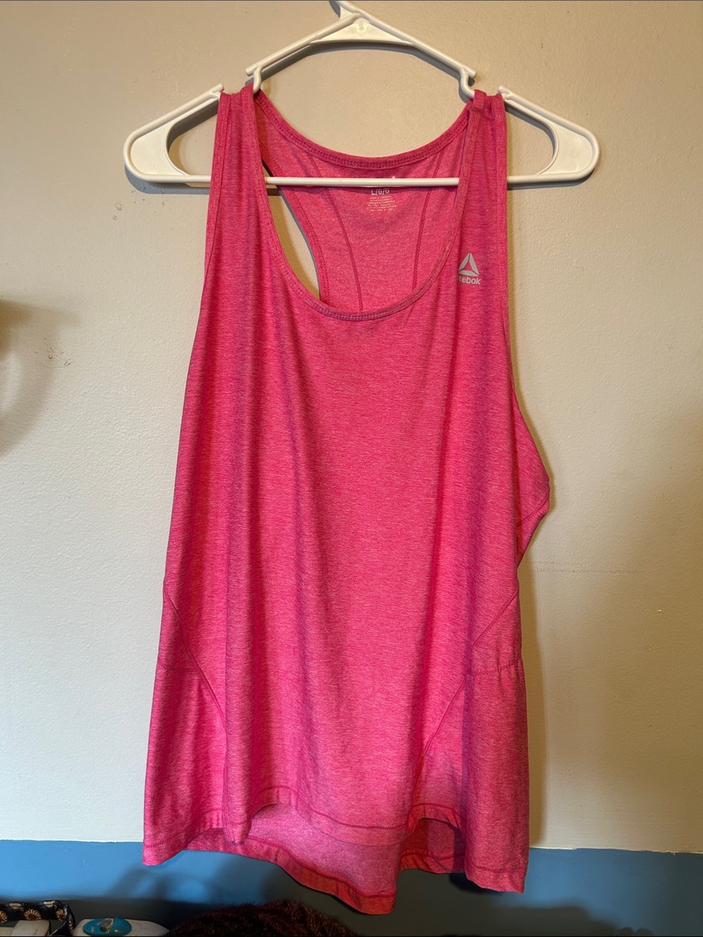 Reebok Hot Pink Lightweight Racerback Tank